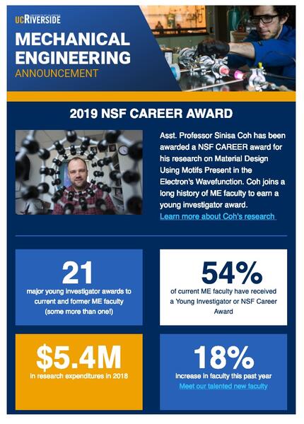 sinisa coh career award